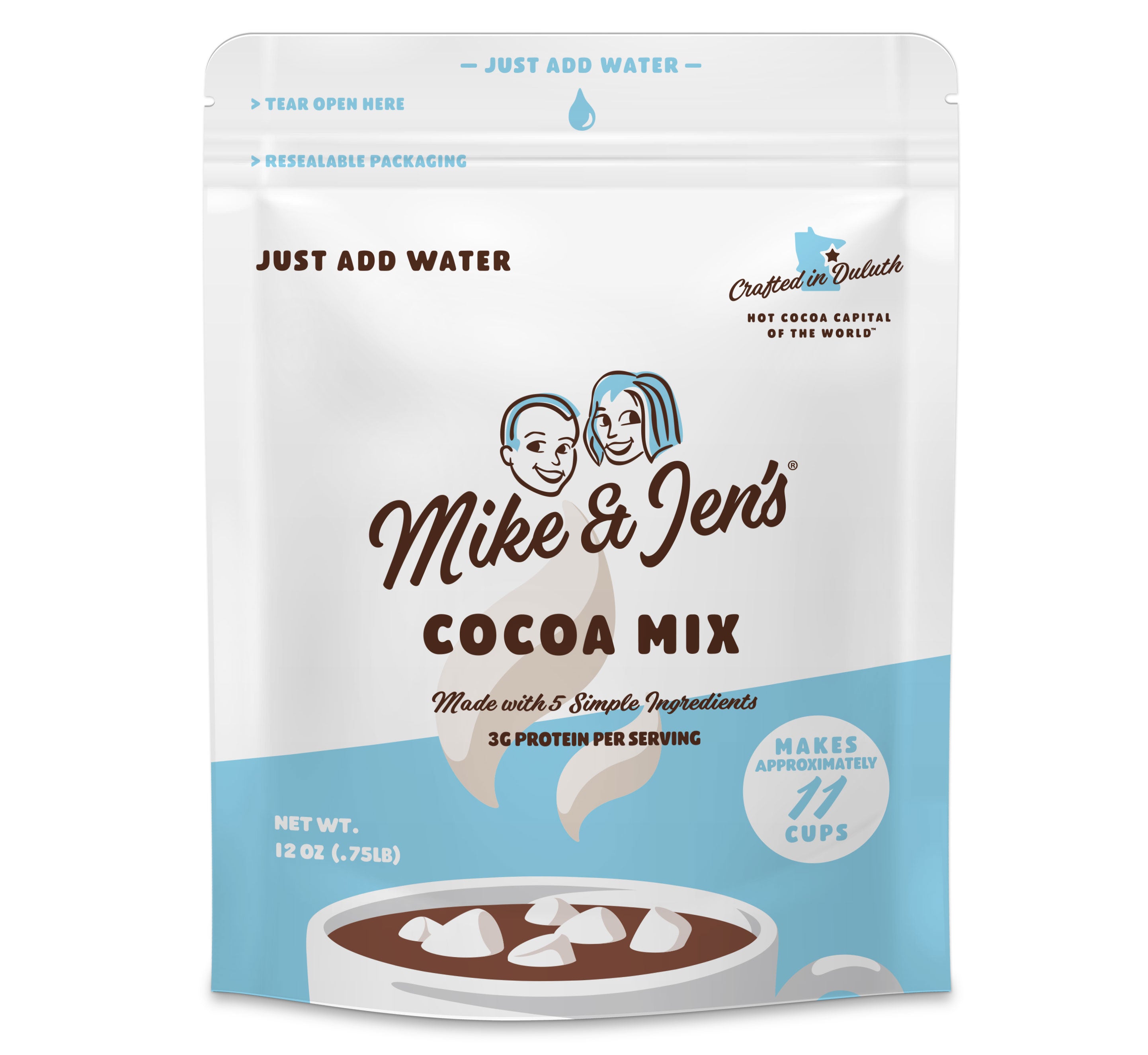 Case: Hot Cocoa Mix (12 bags) – Mike and Jen's Cocoa